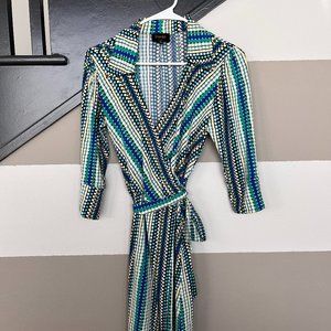 Laundry By Design LA Patterned Wrap Dress